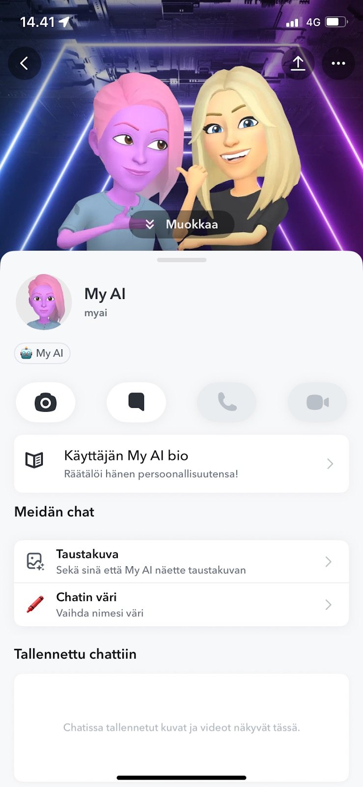 snapchat myai profile